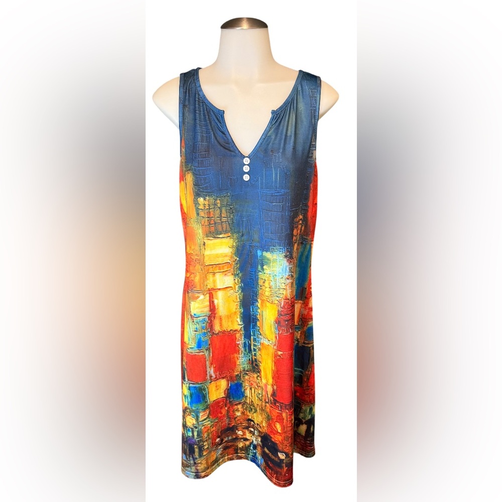 Floral print Casual Sleeveless Midi Dress